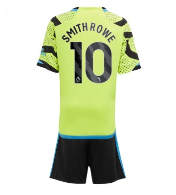 Arsenal Emile Smith Rowe #10 Koszulka Wyjazdowych Dziecięca 2023-24 Krótki Rękaw (+ Krótkie spodenki)
